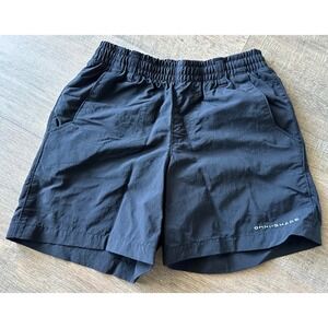 Columbia PFG Backcast Kids Shorts Black Omni-Shade Mesh Lined XS 6/7